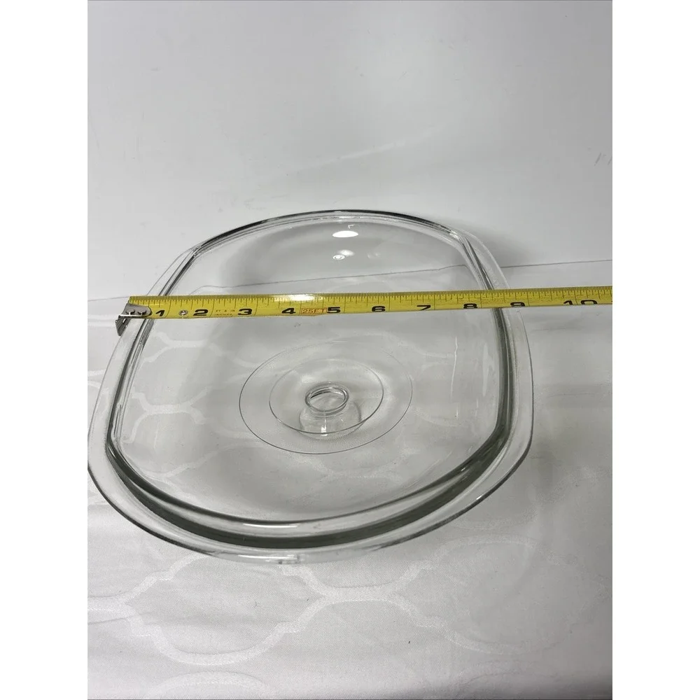 Original Rival Crock Pot Oval Glass Cover Lid Only  3860 3745 3755 3756 Chipped